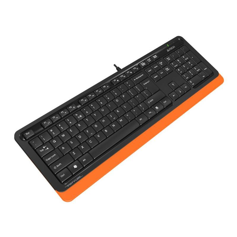 Клавиатура A4Tech Fstyler FK10 черный/оранжевый  USB  купить в Инфотех