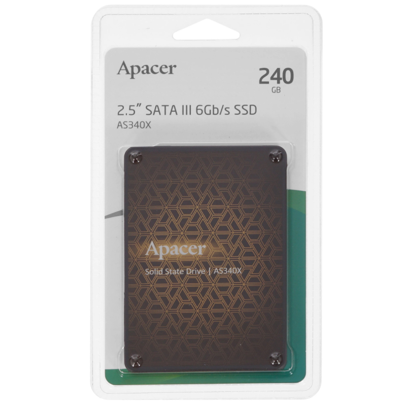 Накопитель SSD 240GB Apacer SSD AS340X AP240GAS340XC-1  купить в Инфотех