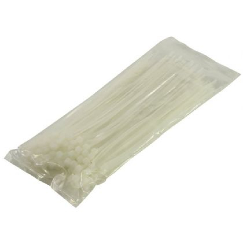 Стяжка нейлоновая неоткрывающаяся 5bites CV-150WH, 2.5x150мм., 100шт  купить в Инфотех