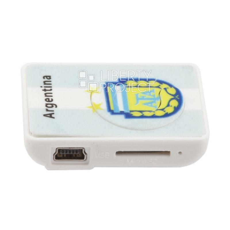 MP3 плеер "Аргентина" футбольная тема  microSD  купить в Инфотех