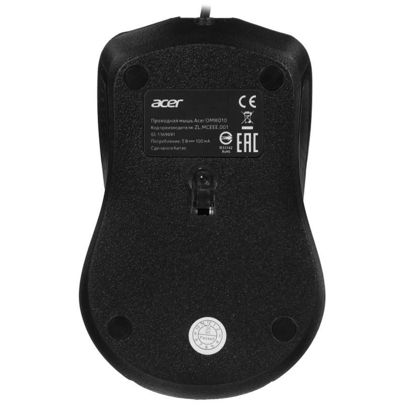 Мышь Acer OMW010  1200dpi USB  купить в Инфотех