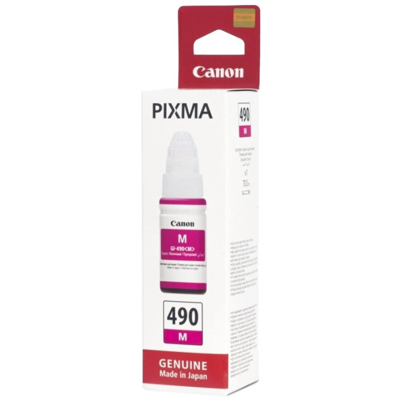 Чернила 0665C001 Canon GI-490 M (magenta), 70 мл  купить в Инфотех