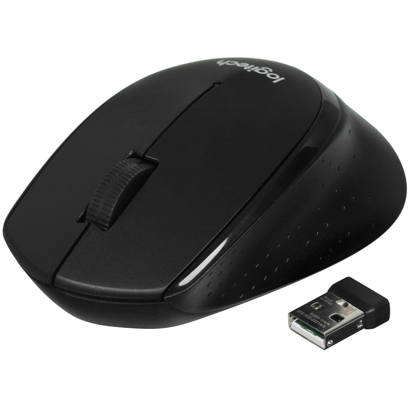 Мышь беспроводная Logitech M330 Silent Plus Black  купить в Инфотех